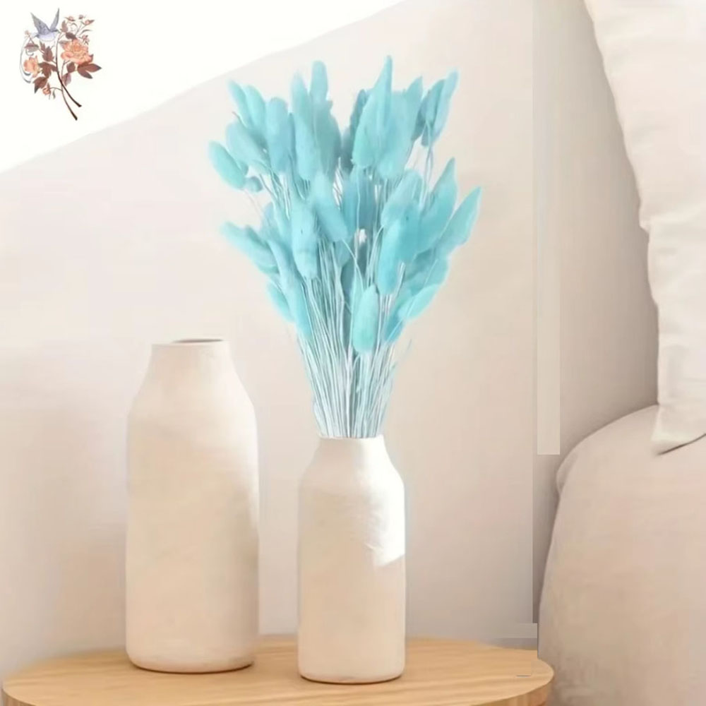 Dried Flower Bunch - 100Pcs Natural Rabbit Tails Grass Dried