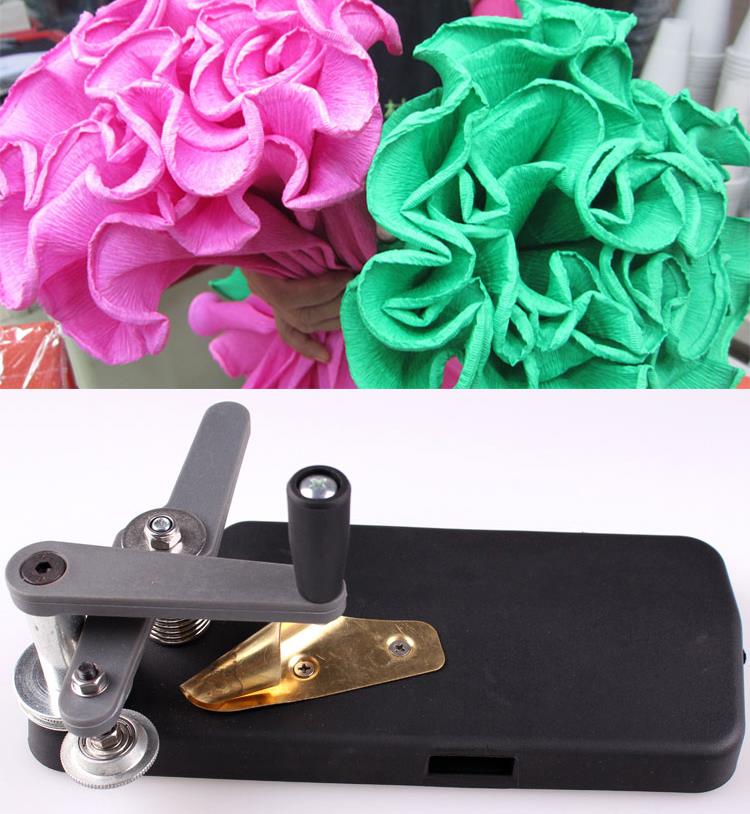 Florist Supply Paper - Thin teeth flowers paper machine,Wave curling,Crepe