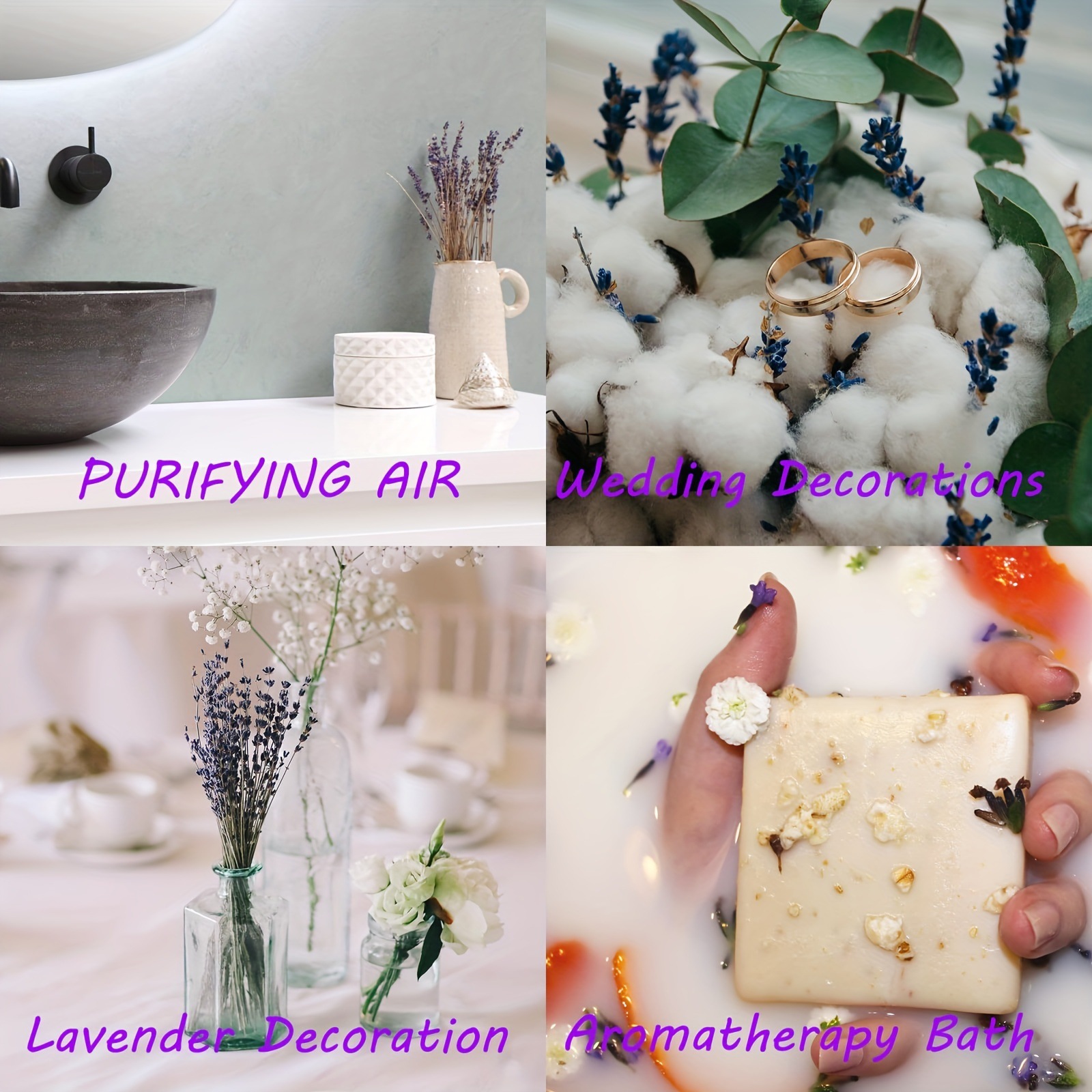 200pcs/Bunch Lavender Dried Fl - Dried Flower Bunch 评论和价格