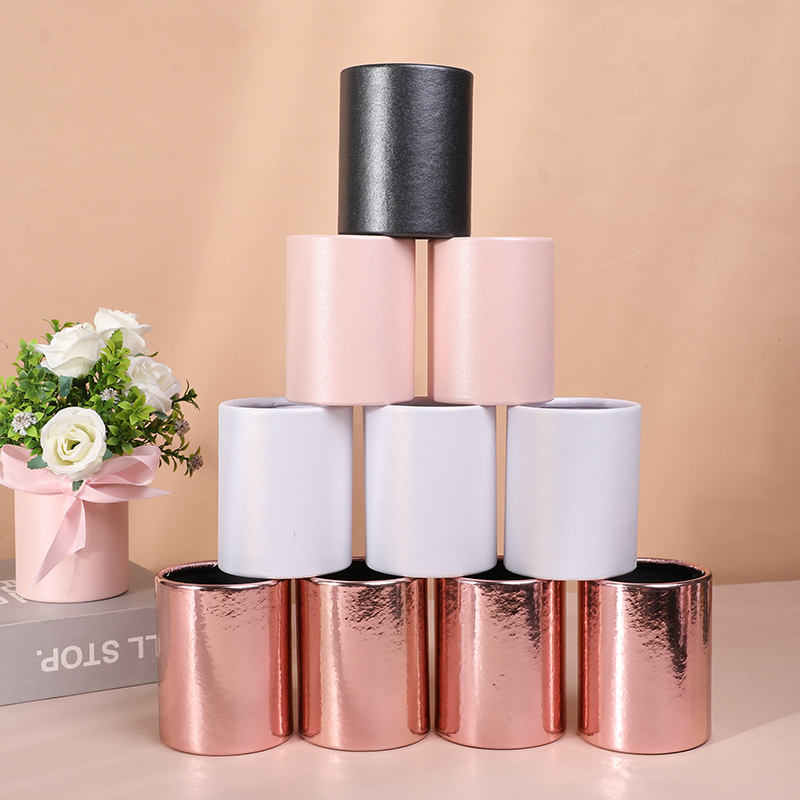4pcs Mini Round Flower Box Gif - Florist Supply Paper 评论和价格