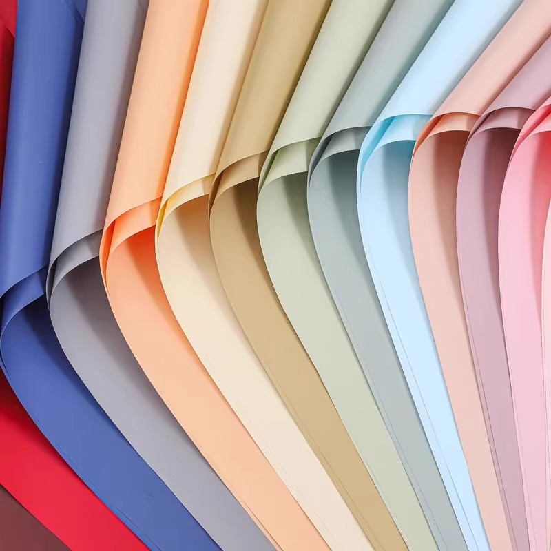 Korean Style Solid Color Paper - Florist Supply Paper 评论和价格