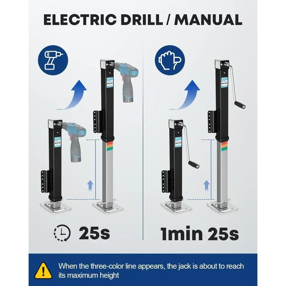 8000 lbs Trailer Jack Heavy Du - B & J Florist Supply Linwood 评论和价格