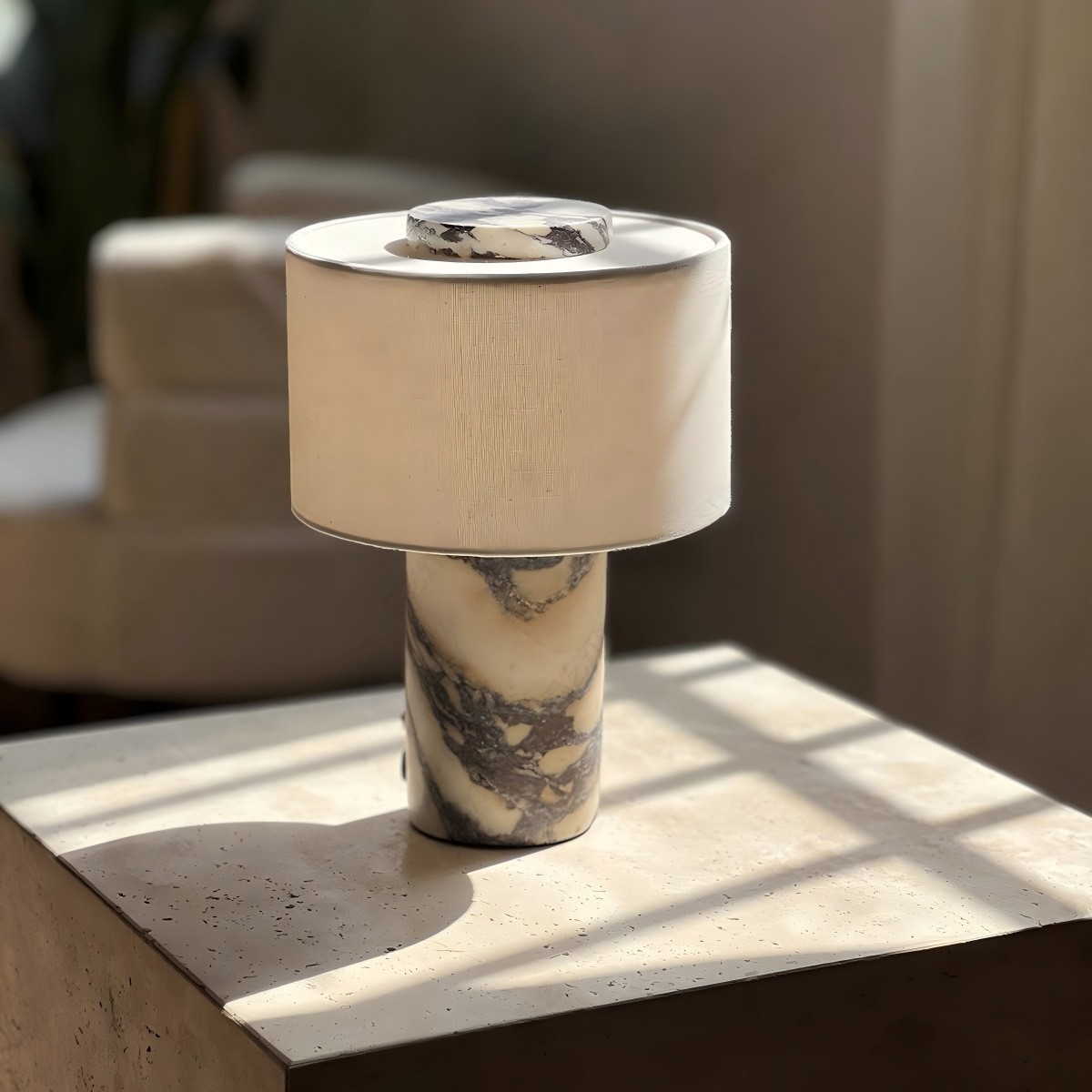 Marble bedside lamp touch char - B & J Florist Supply Linwood 评论和价格