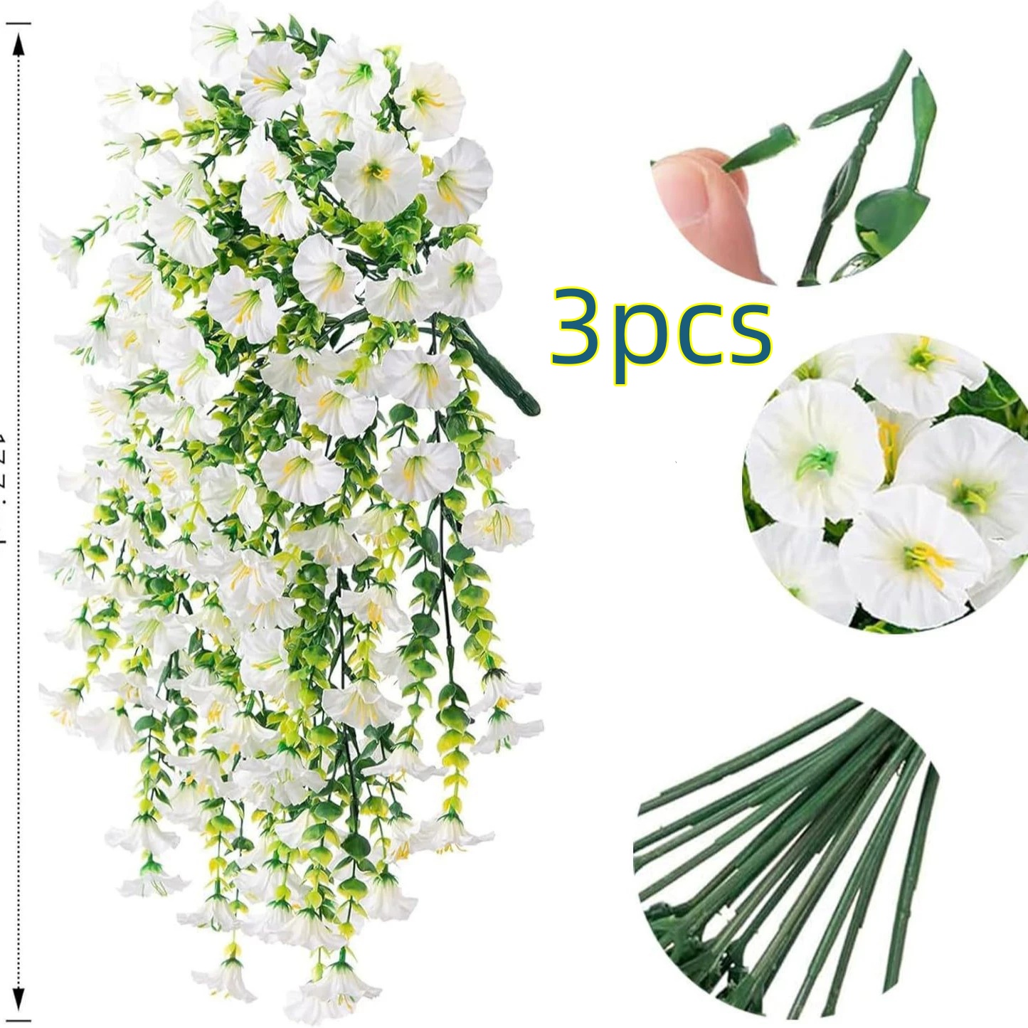 3 Bunches of Artificial Eucaly - Dried Flower Bunch 评论和价格