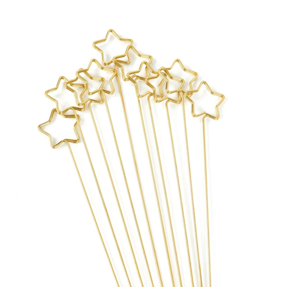 Gold Metal Flower Sign Holder  - Floral Picks Wood 评论和价格