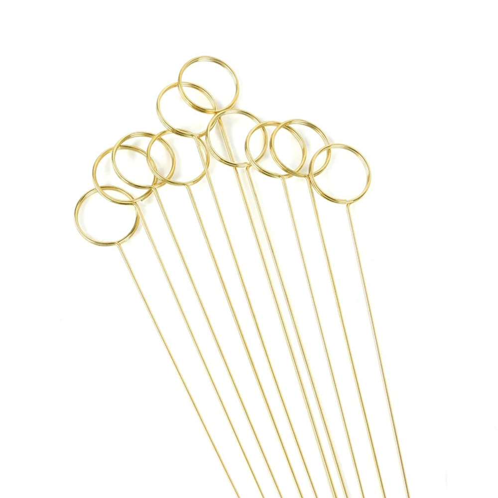 Gold Metal Flower Sign Holder  - Floral Picks Wood 评论和价格