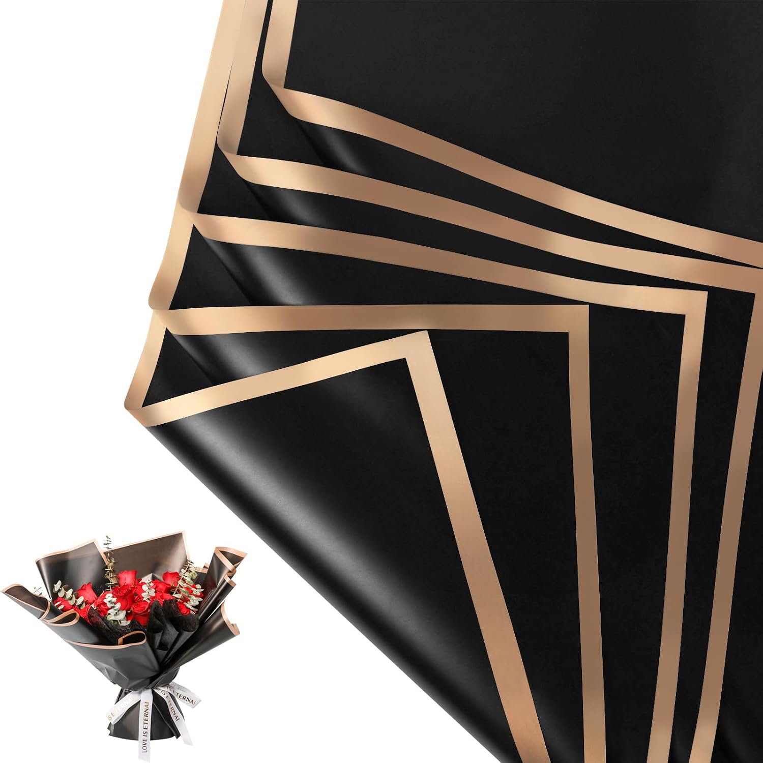 NESCCI 20 Sheets Flower Wrappi - Florist Supply Paper 评论和价格