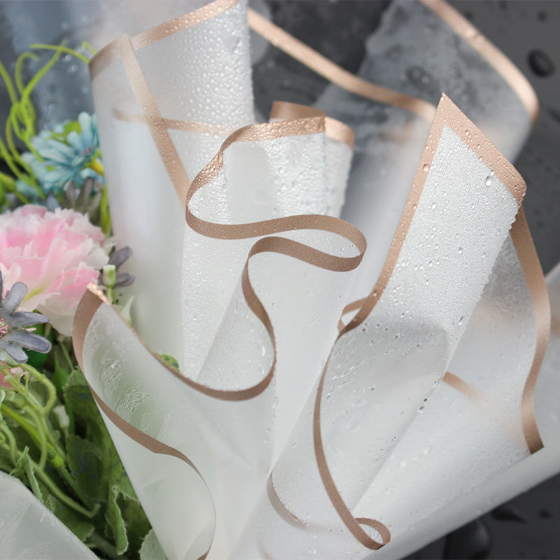 10pcs/set Waterproof Gold Bord - Florist Supply Paper 评论和价格