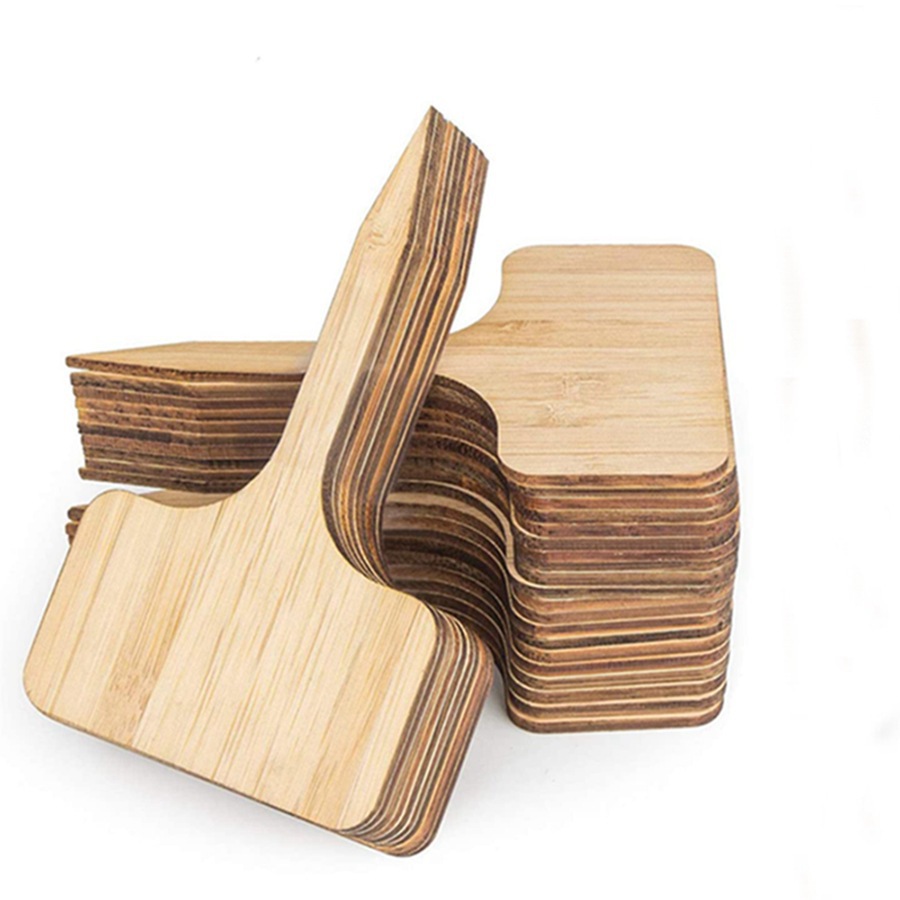 100Pcs Wooden Plant Tag Stakes - Floral Picks Wood 评论和价格