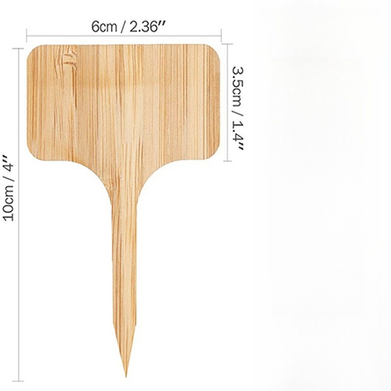 100Pcs Wooden Plant Tag Stakes - Floral Picks Wood 评论和价格